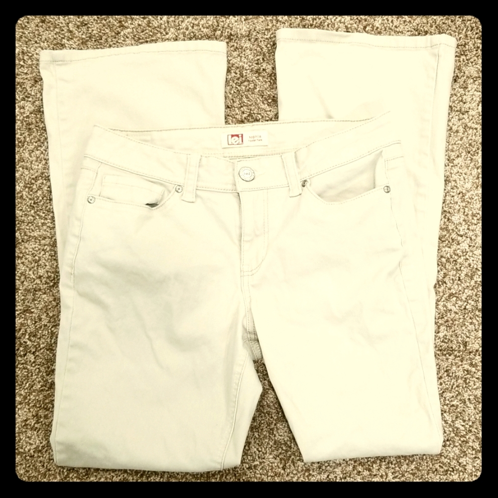 LEI Sophia Hipster Flair Khakis 9S